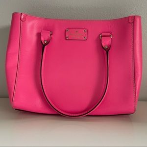 Kate Spade Wesley Quinn Leather Bag (PINK)